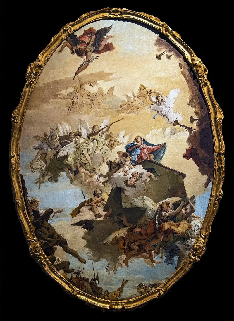 로레트의 집 운송 - 조반니 바티스타 티에폴로

Source:
Transport de la maison de Lorette - Giovanni Battista Tiepolo