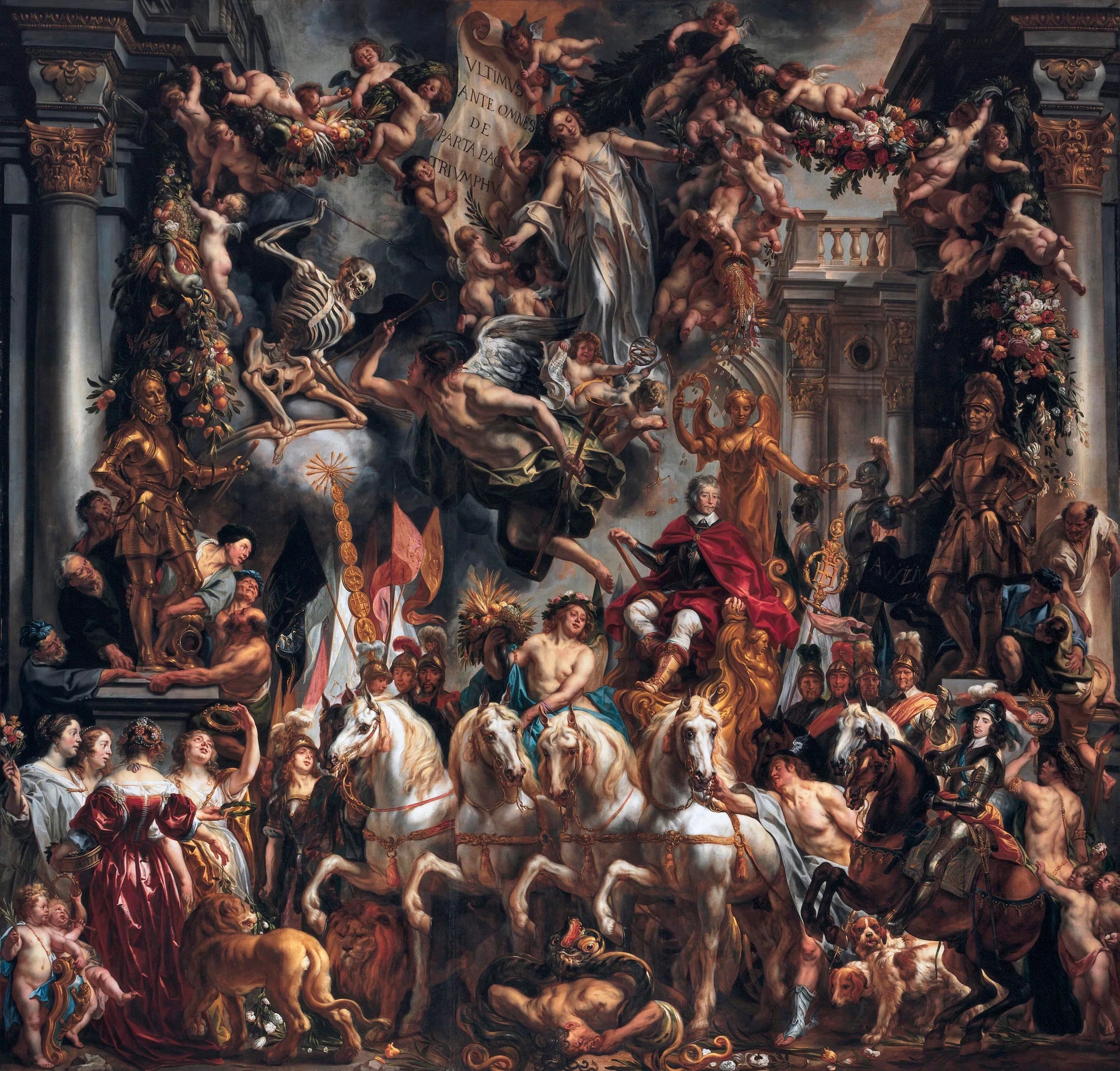 Triomphe de Frédéric Henri, prince d'Orange - Jacob Jordaens image 1 reproduction de peinture à l’huile