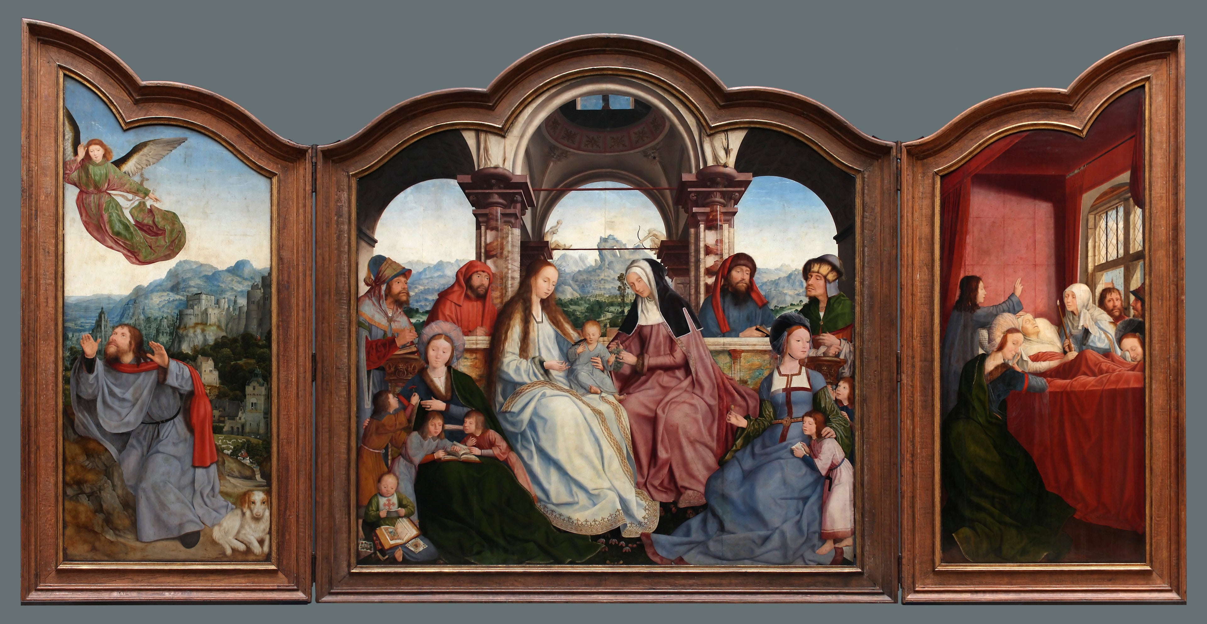 Triptyque de la Confrérie de Sainte Anne à Louvain - Quentin Metsys - Alpha Reproduction