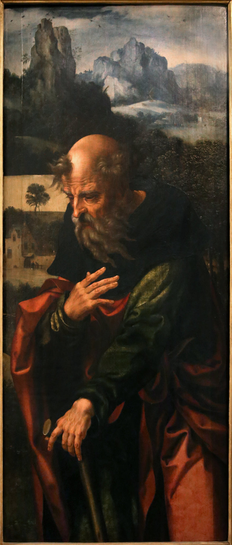Triptyque de Lucques : Saint Antoine - Maarten van Heemskerck