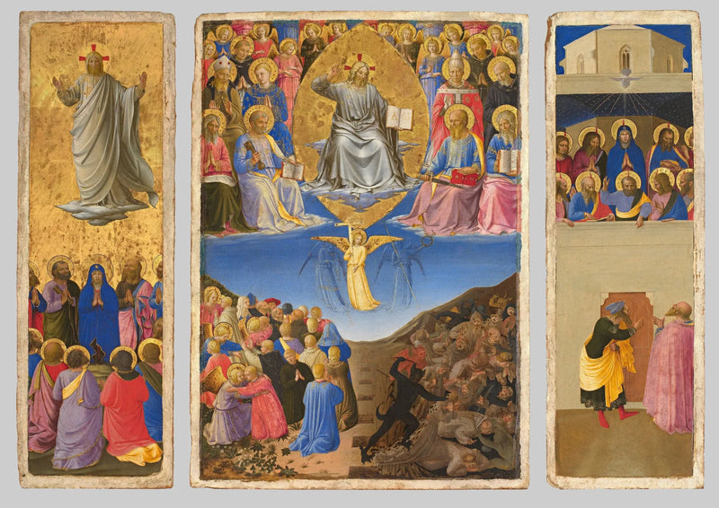 최후의 심판, 승천, 성령 강림 삼중작품 - 프라 안젤리코

Source:
Triptyque du Jugement dernier, Ascension et Pentecôte - Fra Angelico
