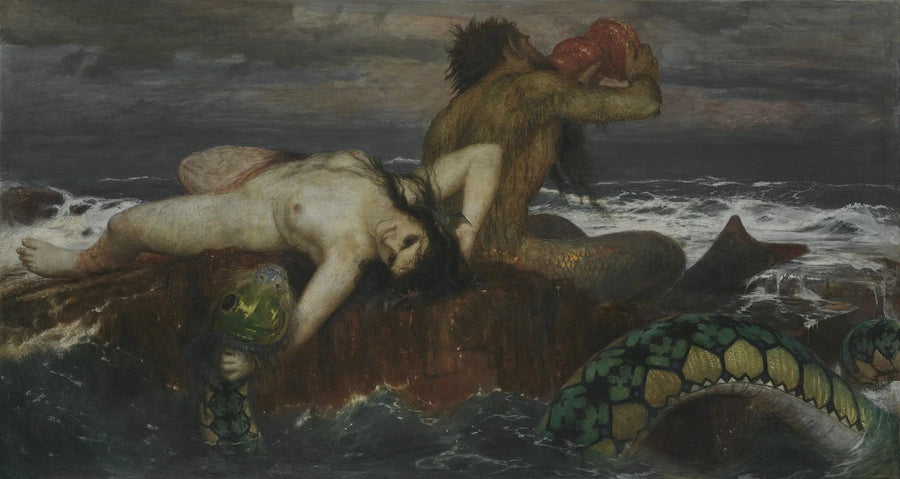 트리톤과 네레이드 - 아놀드 뵉클린

Source:
Triton et Néréide - Arnold Böcklin