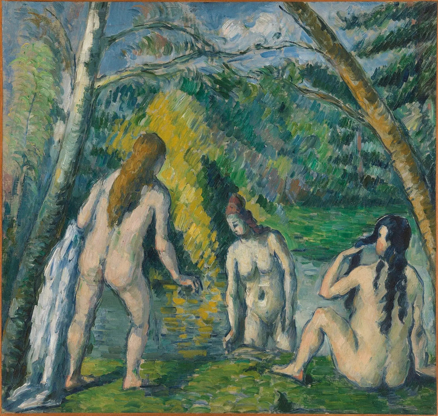 세 명의 목욕하는 여성 - Paul Cézanne