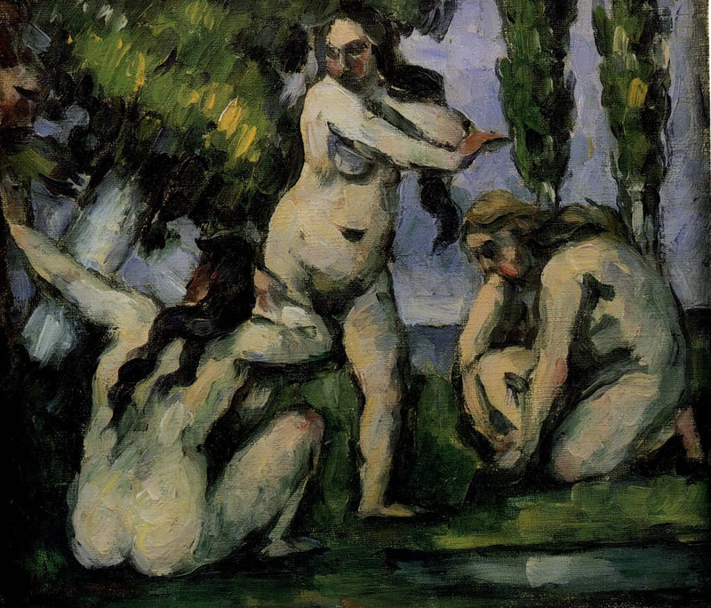 세 명의 목욕하는 여인 - Paul Cézanne