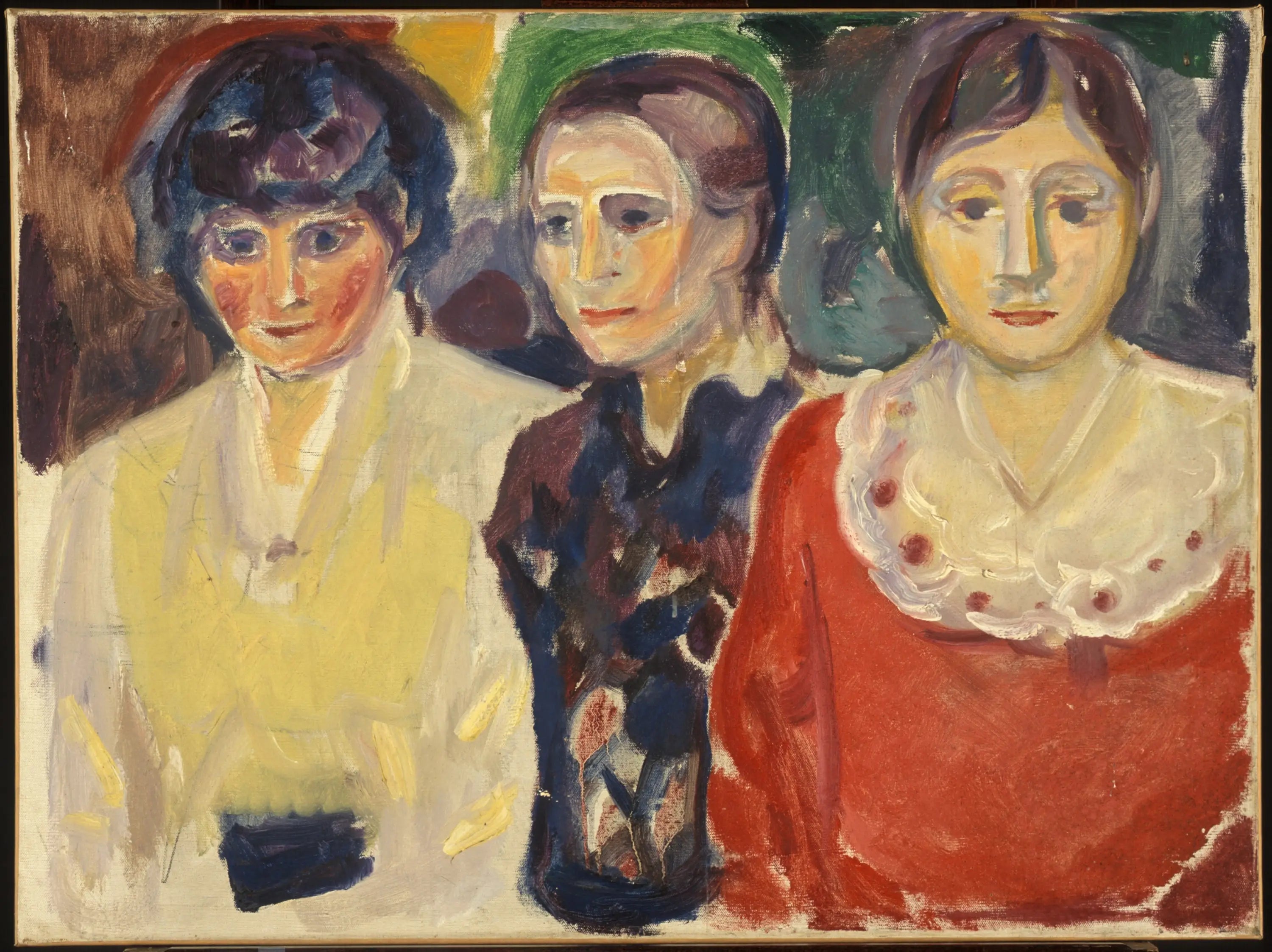 Reproduction du tableau « Trois Femmes - Edvard Munch » par Alpha Reproduction en peinture à l’huile