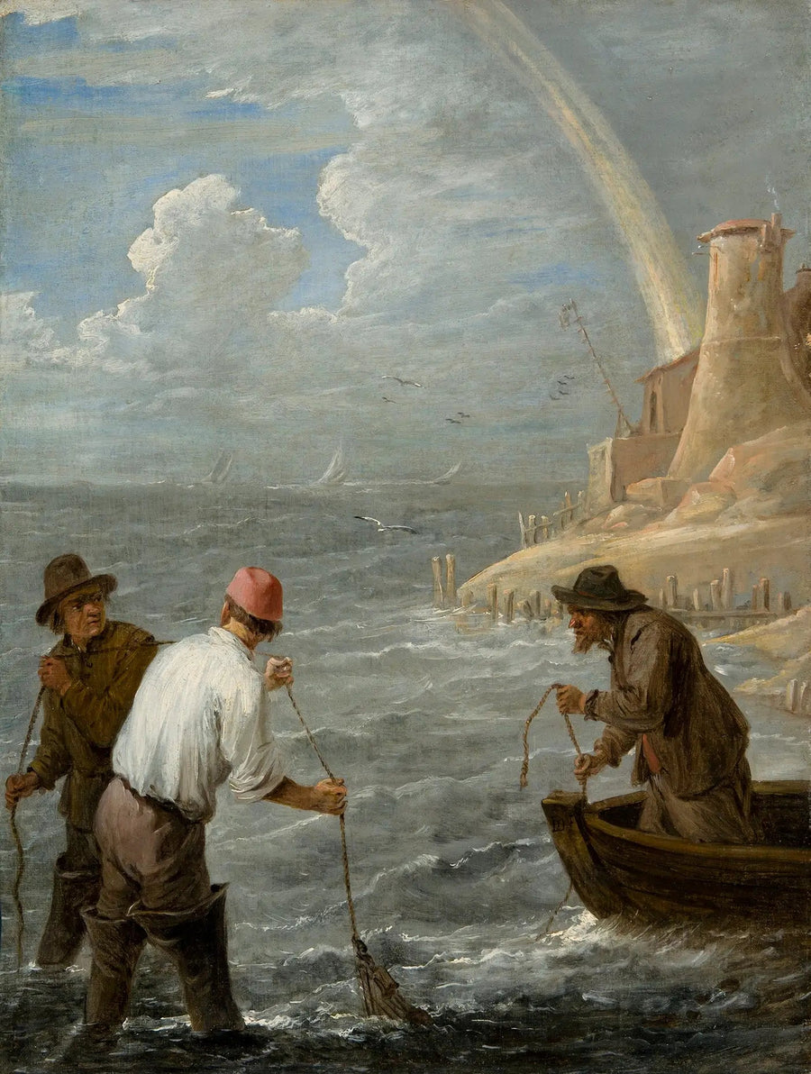 세 명의 어부가 그물질을 하는 모습 - 데이비드 테니어스 주니어

Source:
Trois pêcheurs lançant leurs filets - David Teniers le Jeune