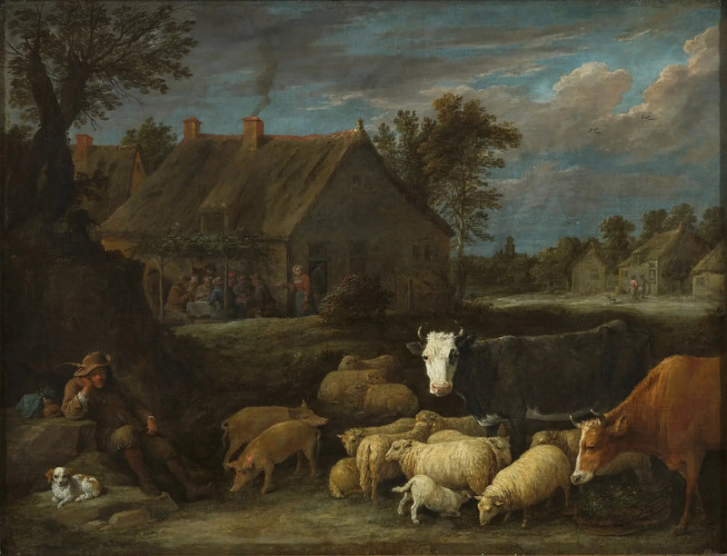 마을의 무리 - 데이비드 테니어르 더 쥬네

Source:
Troupeau dans un village - David Teniers le Jeune