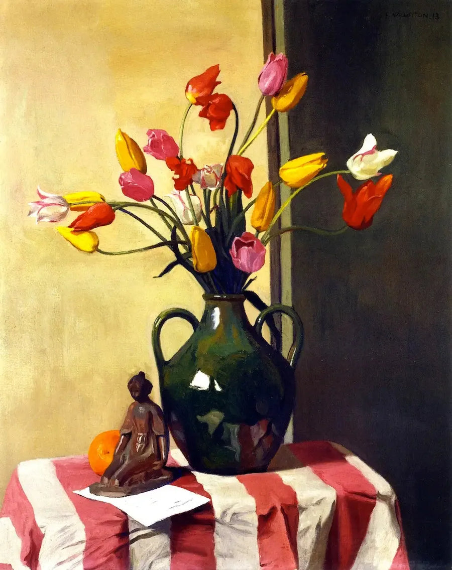 마이요의 튤립과 조각상 - 펠릭스 발로통

Source:
Tulipes et statuettes de Maillol - Félix Vallotton