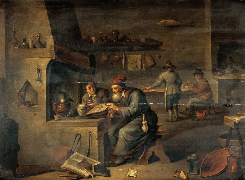 연구실에 있는 연금술사 - 데이비드 테니어스 더 쥬네

Source:
Un alchimiste dans son laboratoire - David Teniers le Jeune