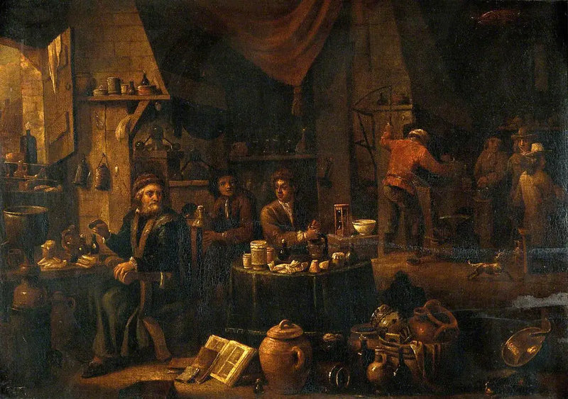 연구실에 있는 연금술사 - 데이비드 테니어스 더 쥬네

Source:
Un alchimiste dans son laboratoire - David Teniers le Jeune