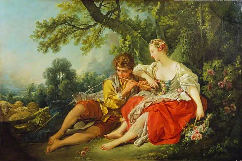 양치기 소년이 양치기 여자에게 노래를 부른다 - 프랑수아 부셰

Source:
Un berger chante à une bergère - François Boucher