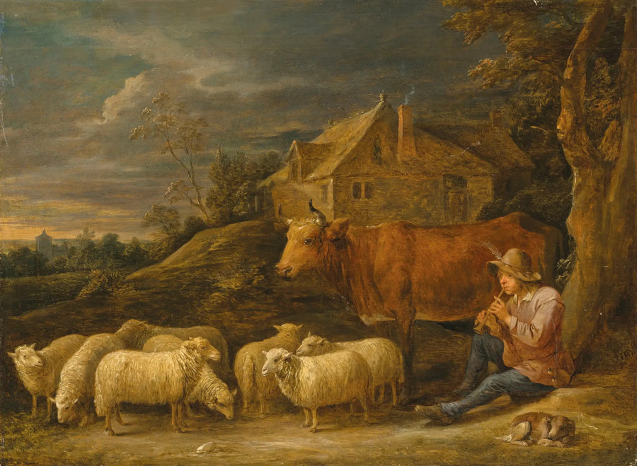 양 떼를 위해 플루트를 연주하는 목동 - 다비드 테니에르 르 쥬느

Source:
Un berger jouant de la flûte à son troupeau - David Teniers le Jeune