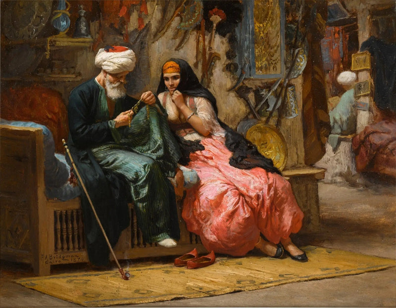 귀중한 보석 - 프레데릭 아서 브리드맨

Source:
Un bijou précieux - Frederick Arthur Bridgman