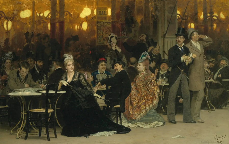 파리의 커피숍 - 일리야 레핀

Source:
Un café parisien - Ilya Repin