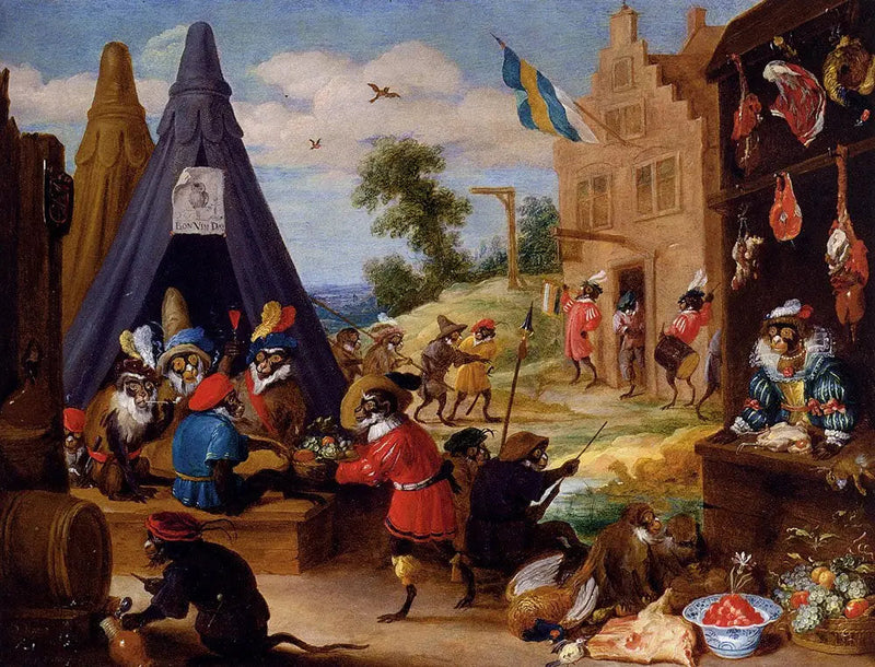 원숭이 야영지 - 데이비드 테니에르 더 쥬네

Source:
Un campement de singes - David Teniers le Jeune