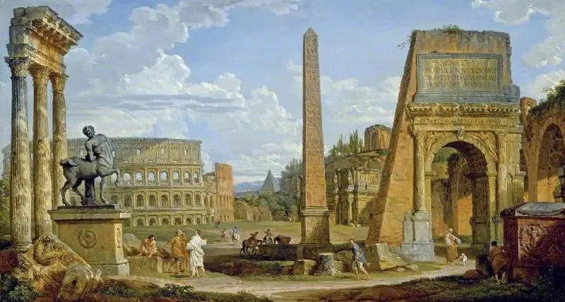 로마 유적의 기분 전환 - 조반니 파올로 파니

Source:
Un caprice de ruines romaines - Giovanni Paolo Panini