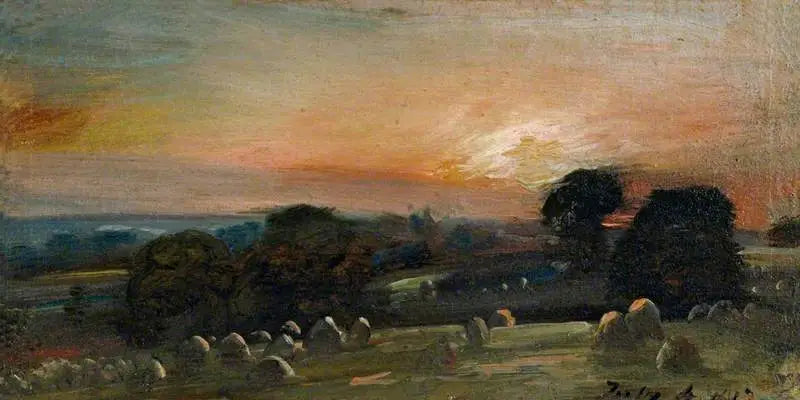 일몰 무렵의 이스트 버그홀트 근처의 건초밭 - 존 콘스터블

Source:
Un champ de foin près d'East Bergholt au coucher du soleil - John Constable
