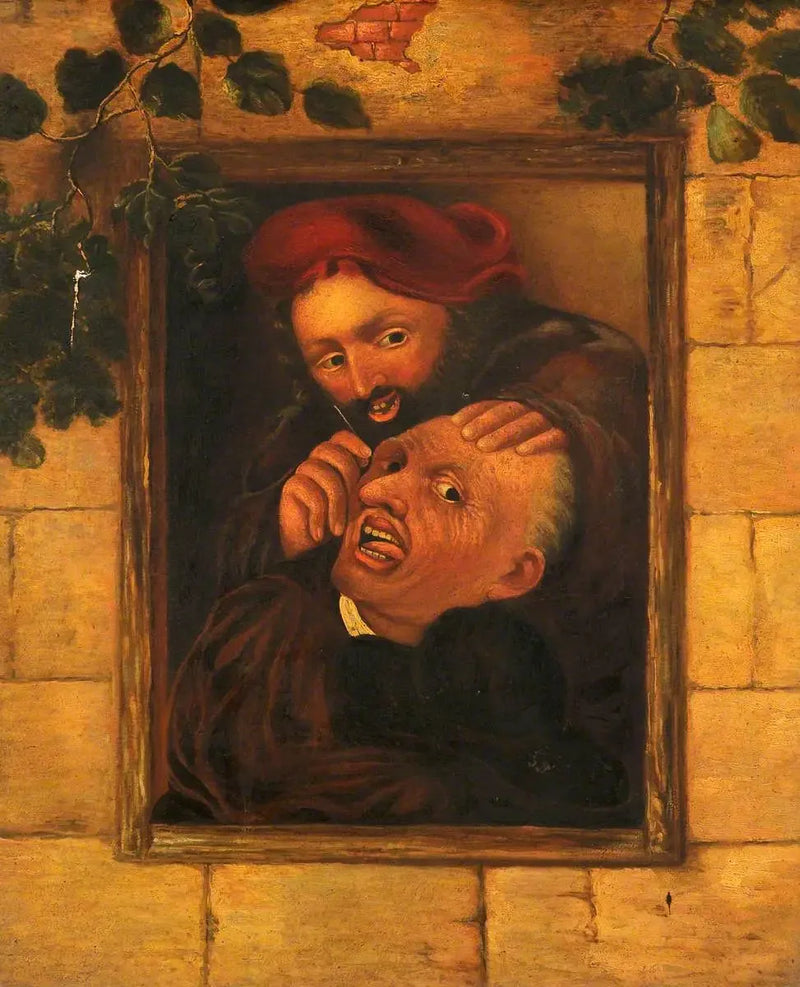 남성의 머리를 수술하는 외과의사 - 데이비드 테니어스 더 쥬네

Source:
Un chirurgien opérant la tête d'un homme - David Teniers le Jeune