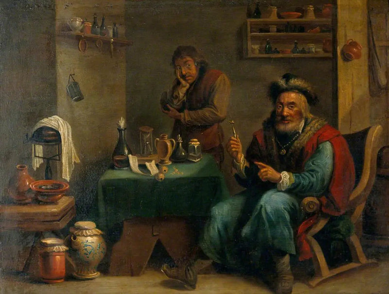 치아를 뽑은 외과의사 - 데이비드 테니에르 더 쥬네

Source:
Un chirurgien qui a extrait une dent - David Teniers le Jeune