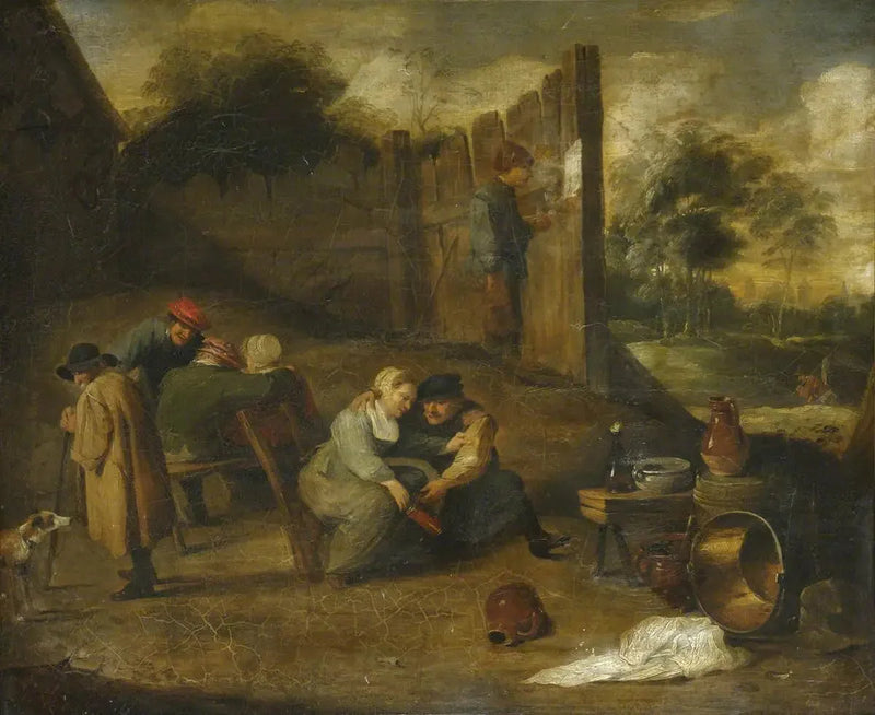 양조장 앞의 농민들 그룹 - 데이비드 테니어스 주니어

Source:
Un groupe de paysans devant une taverne - David Teniers le Jeune