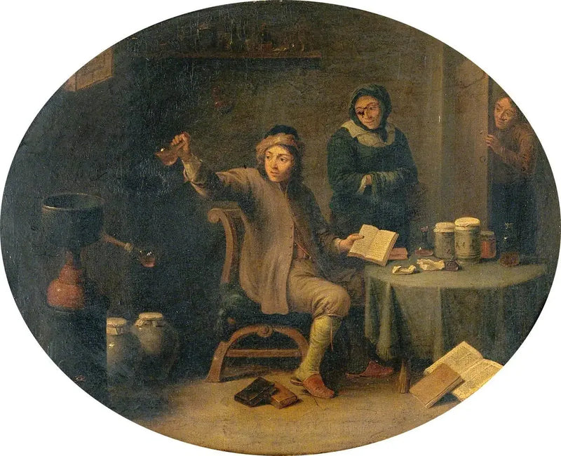 남자가 소변 병을 검사하는 모습 - 데이비드 테니어스 주니어

Source:
Un homme examinant une fiole d'urine - David Teniers le Jeune