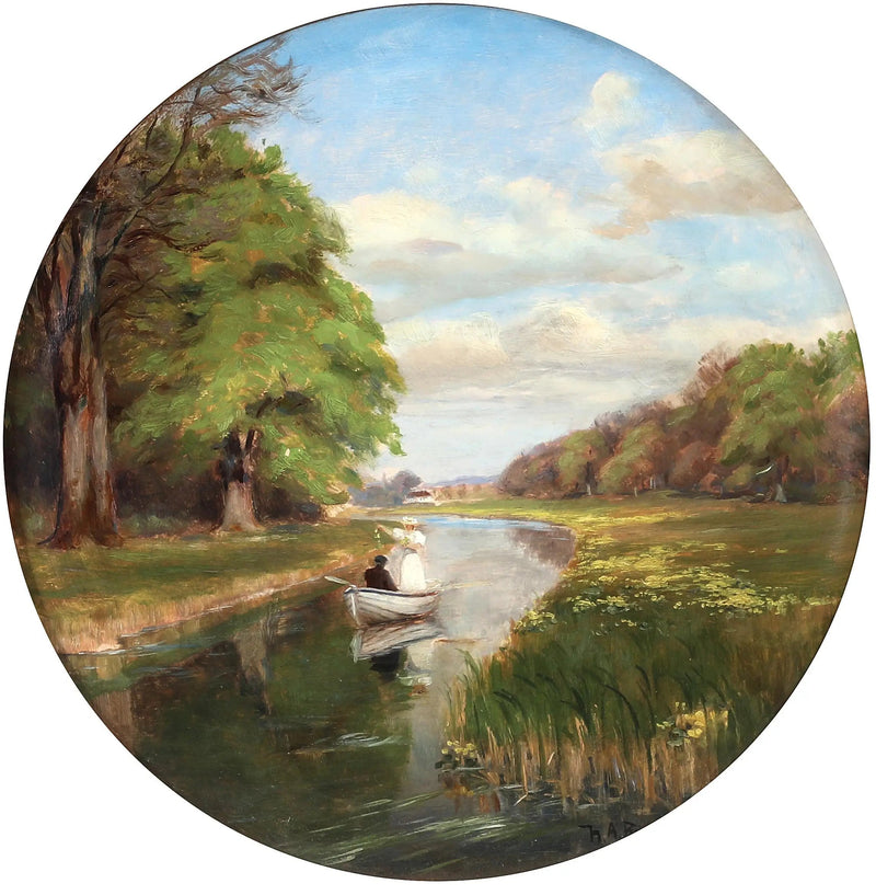 오덴스 Å의 작은 배에 탄 젊은 커플 - H. A. Brendekilde

Source:
Un jeune couple dans une barque à Odense Å. - H. A. Brendekilde