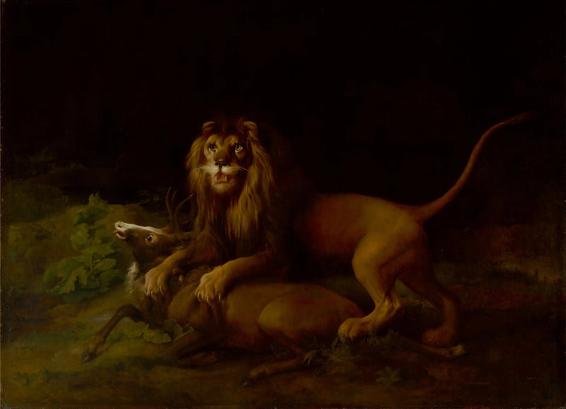 사자를 공격하는 사슴 - 조지 스터브스

Source:
Un lion attaquant un cerf - George Stubbs