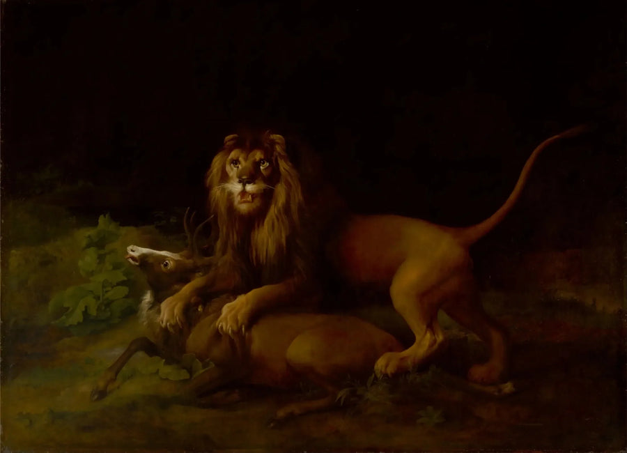 사자를 공격하는 사슴 - 조지 스터브스

Source:
Un lion attaquant un cerf - George Stubbs