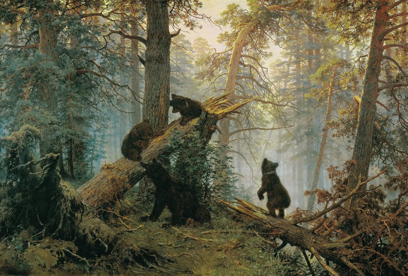 소나무 숲 속의 아침 - 이반 치치킨

Source:
Un matin dans une forêt de pins - Ivan Chichkine