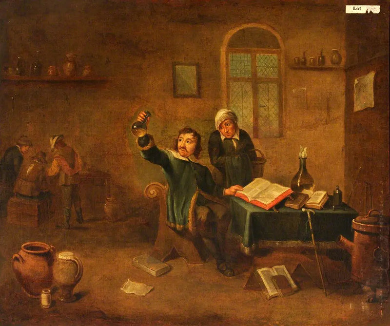 의사가 소변 병을 검사하는 모습 - 데이비드 테니에르 더 쥬네

Source:
Un médecin examinant une fiole d'urine - David Teniers le Jeune
