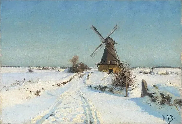 풍차 그림 - H. A. Brendekilde

Source:
Un moulin à vent. - H. A. Brendekilde