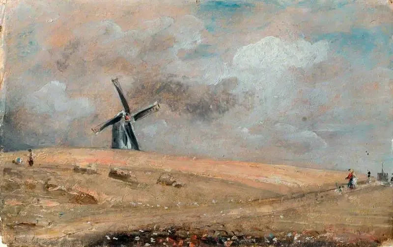 Un moulin à vent près de Brighton - John Constable image 1 tableau peint à l’huile sur toile