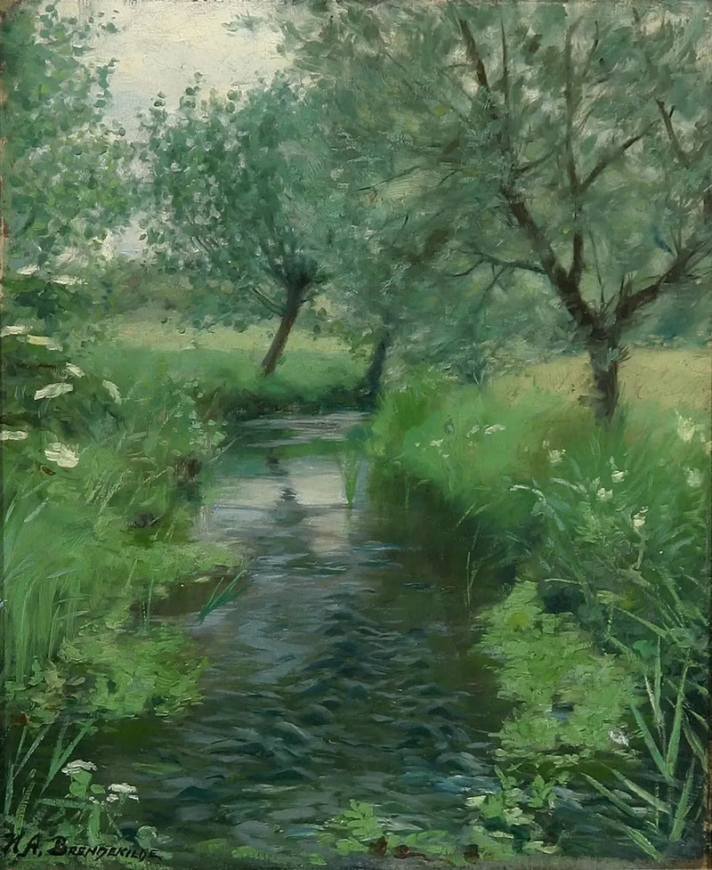 강이 흐르는 풍경화 - H. A. Brendekilde

Source:
Un paysage avec un ruisseau. - H. A. Brendekilde