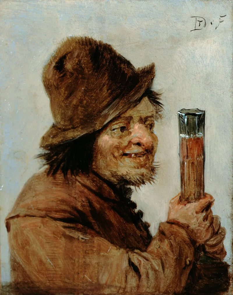 한 농부가 유리잔을 들고 있는 모습 - 데이비드 테니어스 주니어

Source:
Un paysan tenant un verre - David Teniers le Jeune