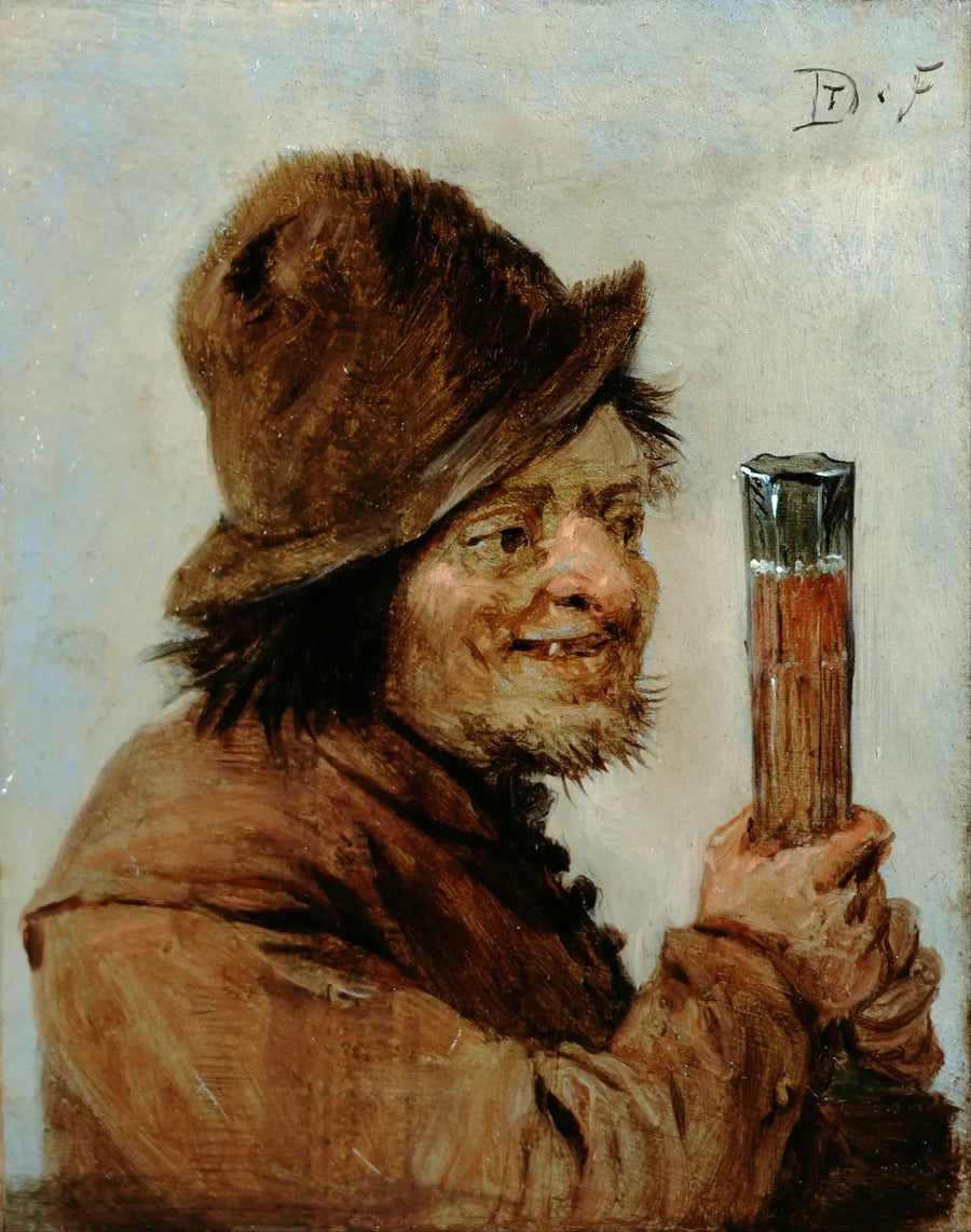 한 농부가 유리잔을 들고 있는 모습 - 데이비드 테니어스 주니어

Source:
Un paysan tenant un verre - David Teniers le Jeune