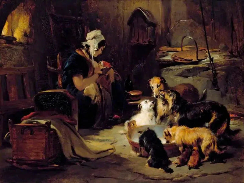 하이랜드의 아침 식사 - 에드윈 헨리 랜드시어

Source:
Un petit-déjeuner des Highlands - Edwin Henry Landseer