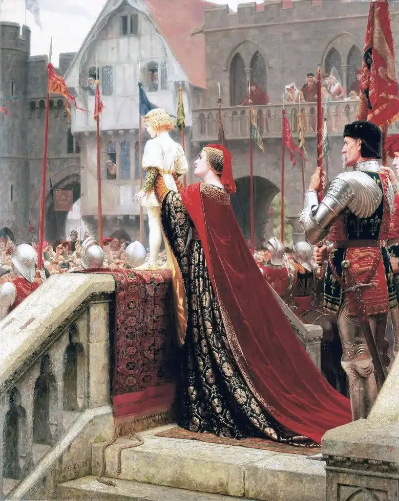 장차 왕좌를 축복할 수 있는 작은 왕자 - 에드먼드 블레어 레이튼

Source:
Un Petit Prince susceptible de bénir un trône royal à terme - Edmund Blair Leighton
