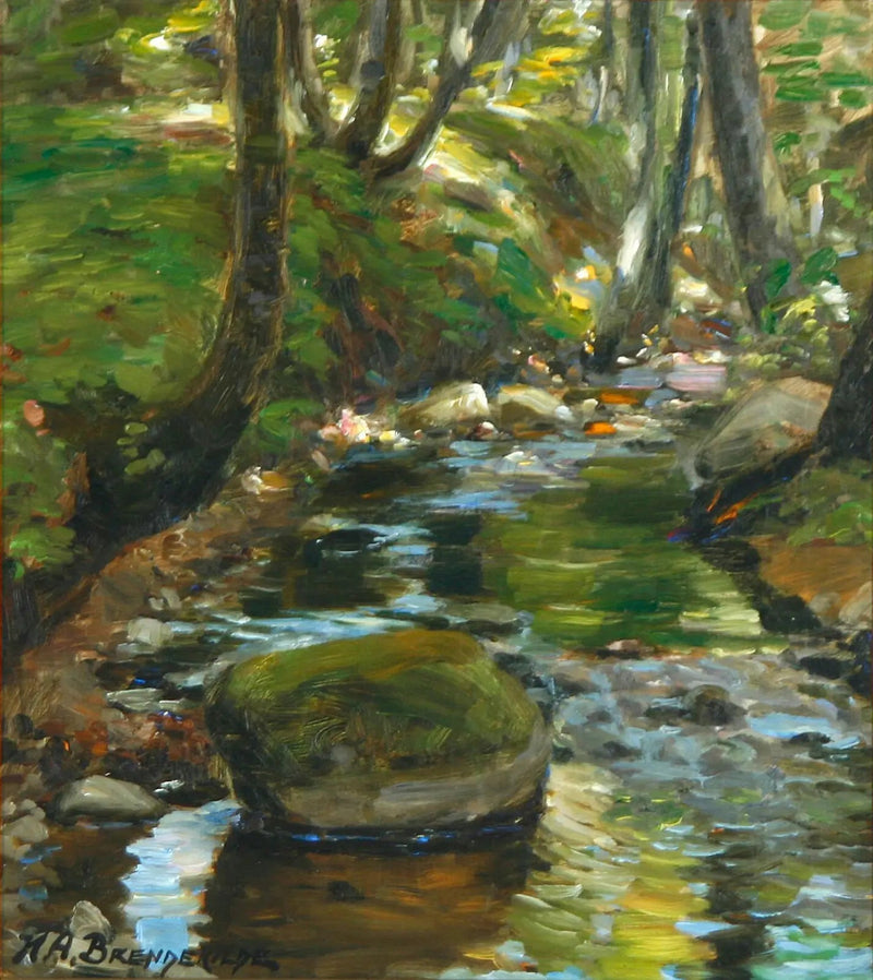 덴마크 헤를루프스홀름 숲속의 개울 - H. A. Brendekilde

Source:
Un ruisseau dans la forêt de Herlufsholm, au Danemark. - H. A. Brendekilde