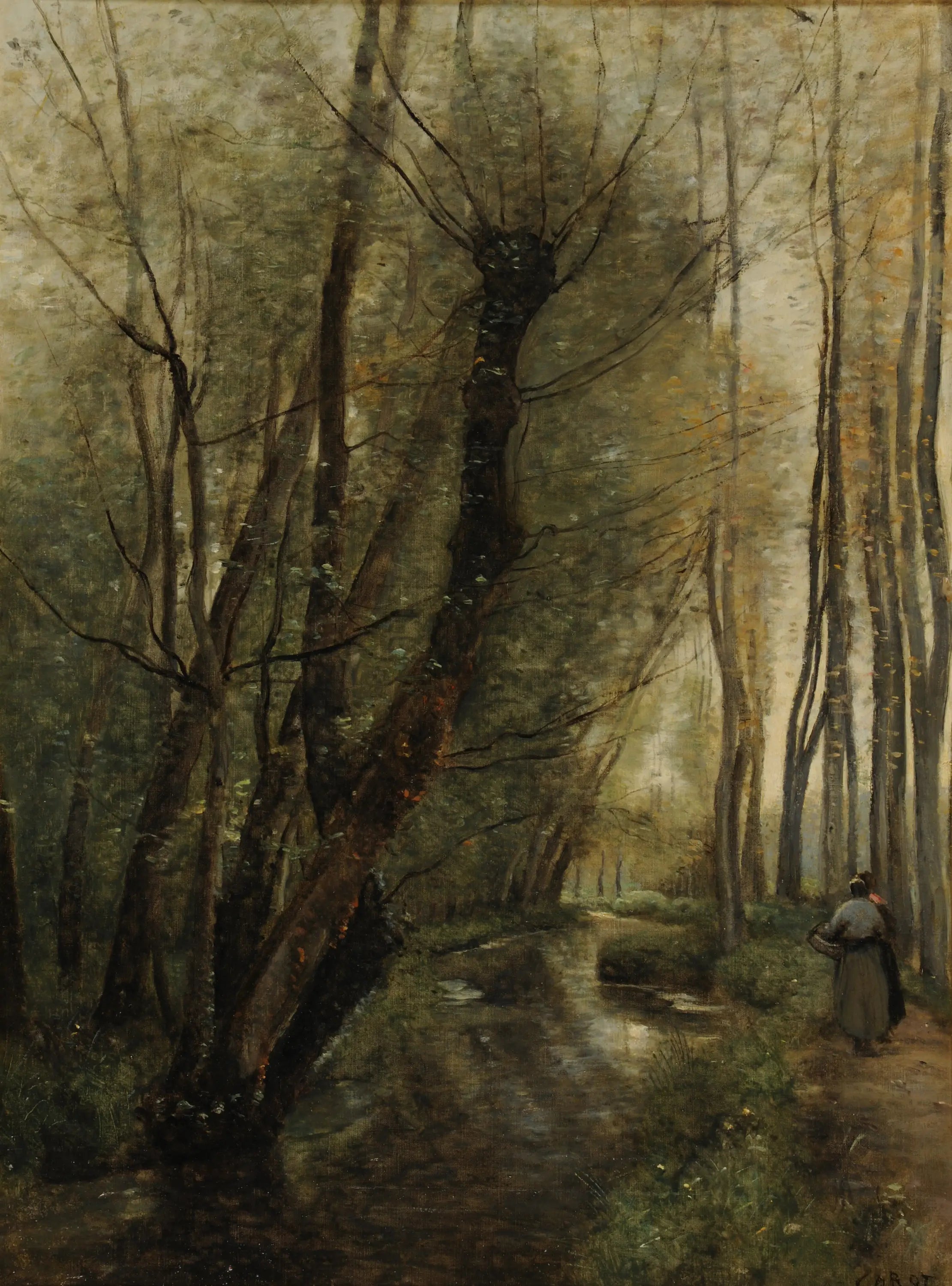 Un ruisseau environs de Beauvais - Jean-Baptiste Camille Corot - Alpha Reproduction