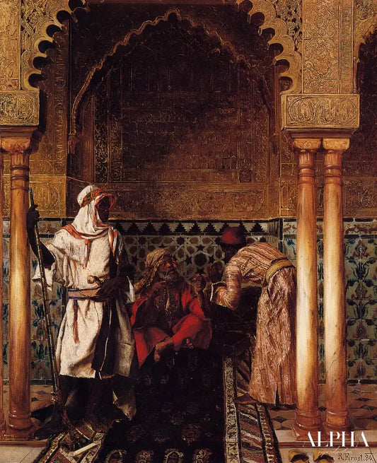 Un sage arabe - Rudolf Ernst - Reproductions de tableaux et peintures haut de gamme