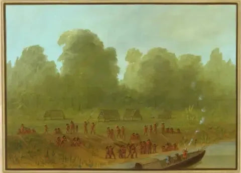 메이요루나 마을 - 조지 캐틀린

Source:
Un village de Mayoruna - George Catlin