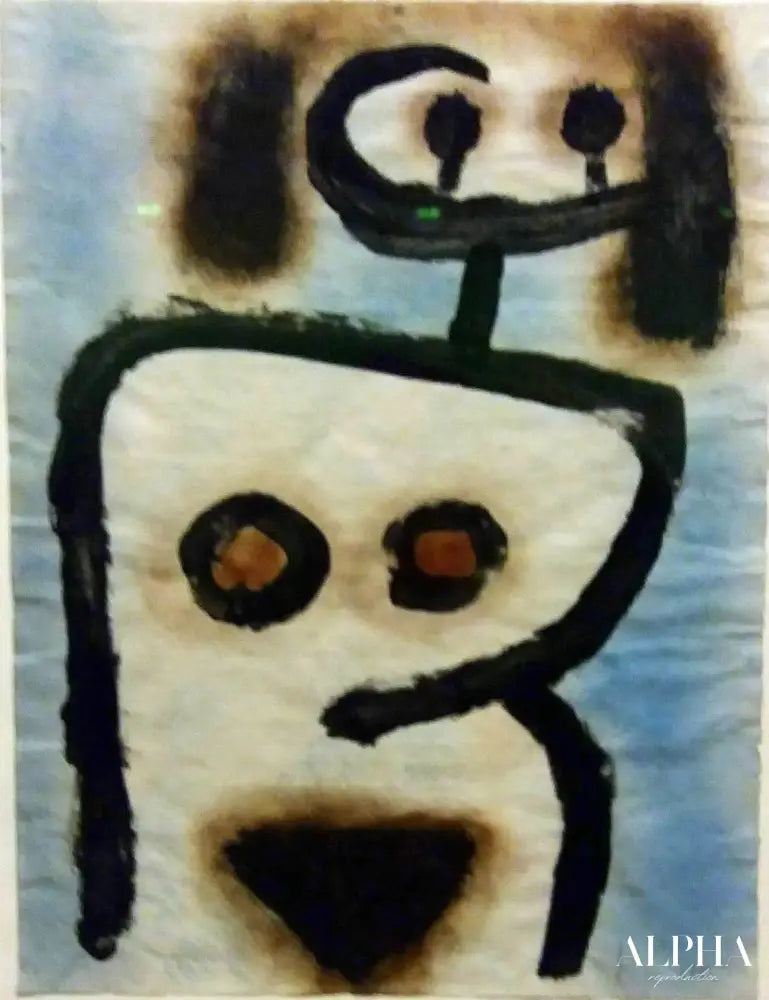 Un visage aussi du corps - Paul Klee - Reproductions de tableaux et peintures haut de gamme