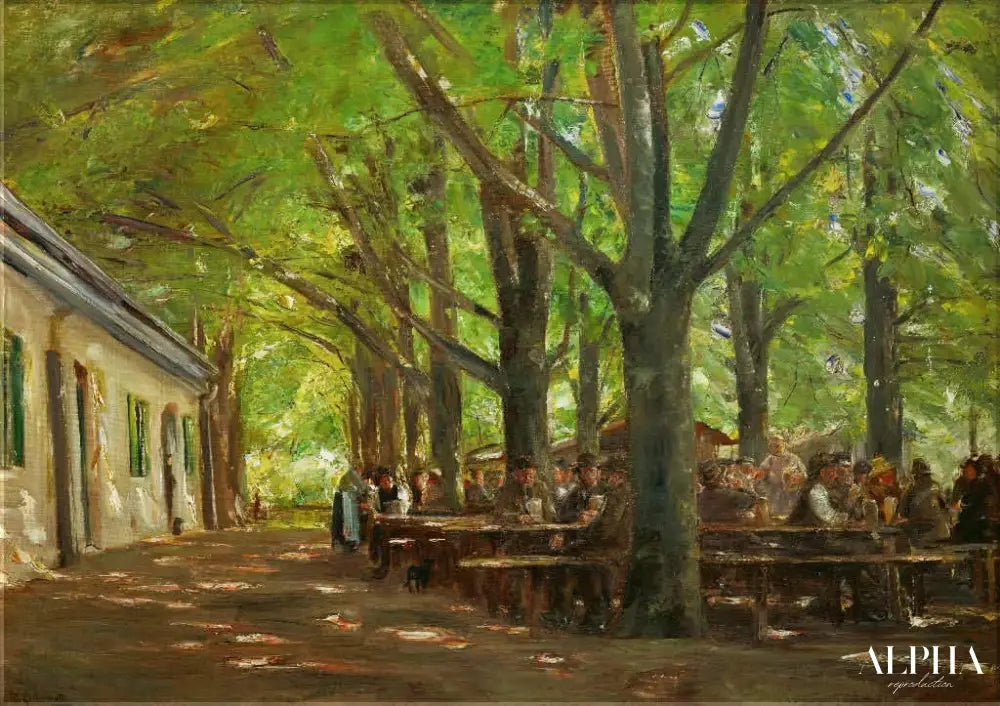 Une brasserie de campagne, Brannenburg, Bavière - Max Liebermann - Reproductions de tableaux et peintures haut de gamme