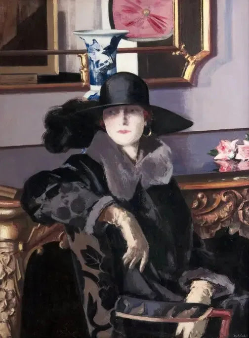검은색 드레스를 입은 여성 - 프랜시스 카델

Source:
Une dame en noir - Francis Cadell