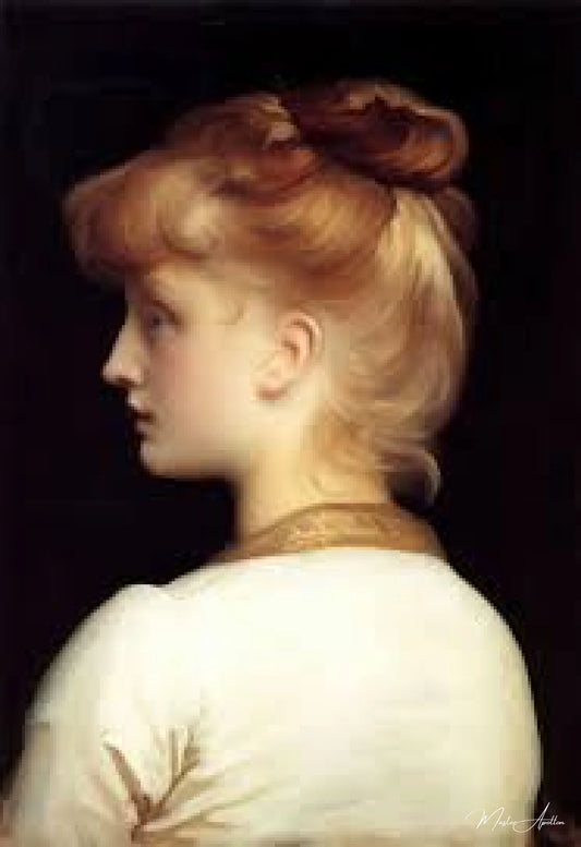 Une fille - Frédéric Leighton Reproductions de tableaux à la peinture à l’huile