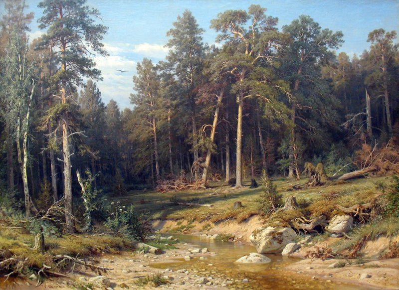 비아트카 주의 파인 숲. 선박의 돛대 숲. - 이반 치치킨

Source:
Une forêt de pins. Forêt de mâts dans la province de Viatka. - Ivan Chichkine