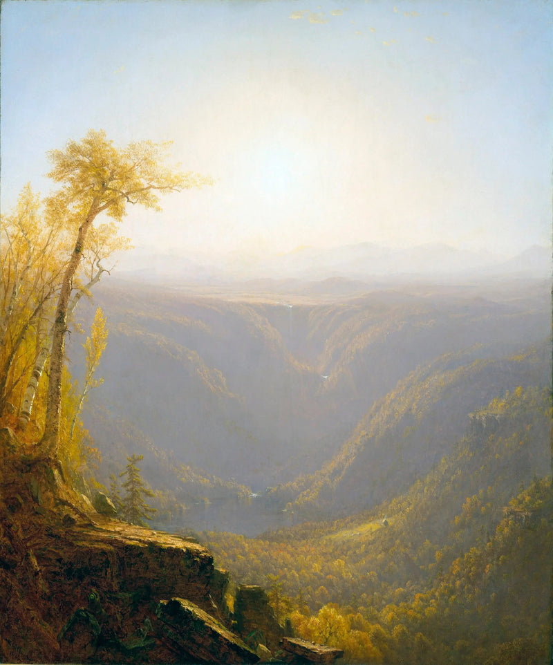 산속의 협곡 (Kauterskill의 정향) - Sanford Robinson Gifford