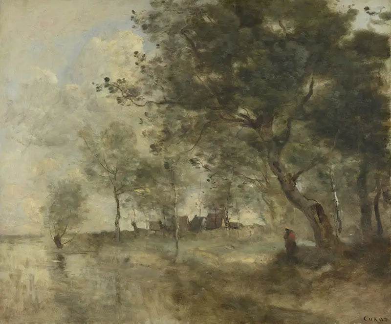Une inondation - Jean-Baptiste Camille Corot - Alpha Reproduction