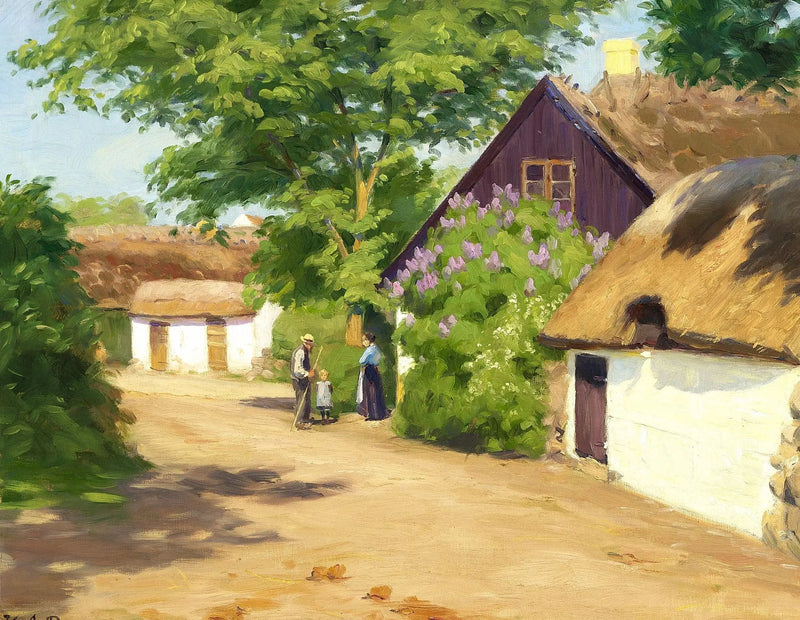 여름날의 마을 하루. - H. A. Brendekilde

Source:
Une journée d'été au village. - H. A. Brendekilde