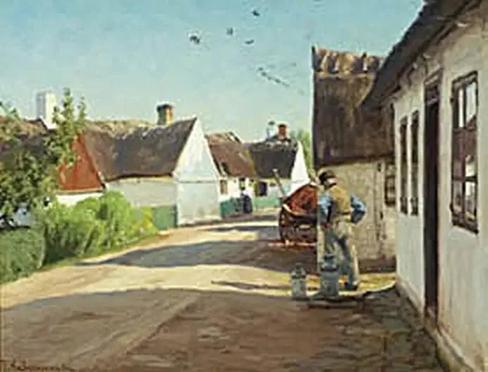 여름날 마을에서 우유통 옆에 서 있는 남자와 함께하는 하루 - H. A. Brendekilde

Source:
Une journée d'été dans un village avec un homme debout près de quelques bidons de lait. - H. A. Brendekilde